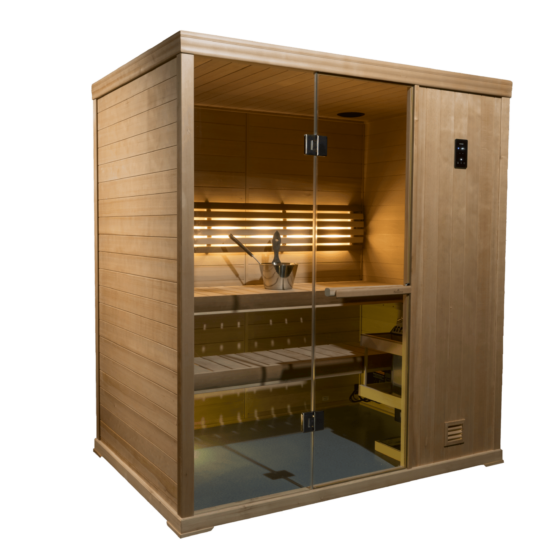 Finnleo Hallmark Series plug-and-play sauna 4x6