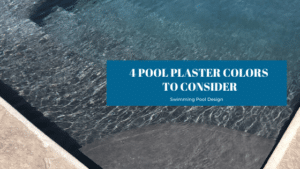 Dark plaster finish on custom concrete swimming pool built by Splash Pool & Spa in Cedar Rapids, Iowa